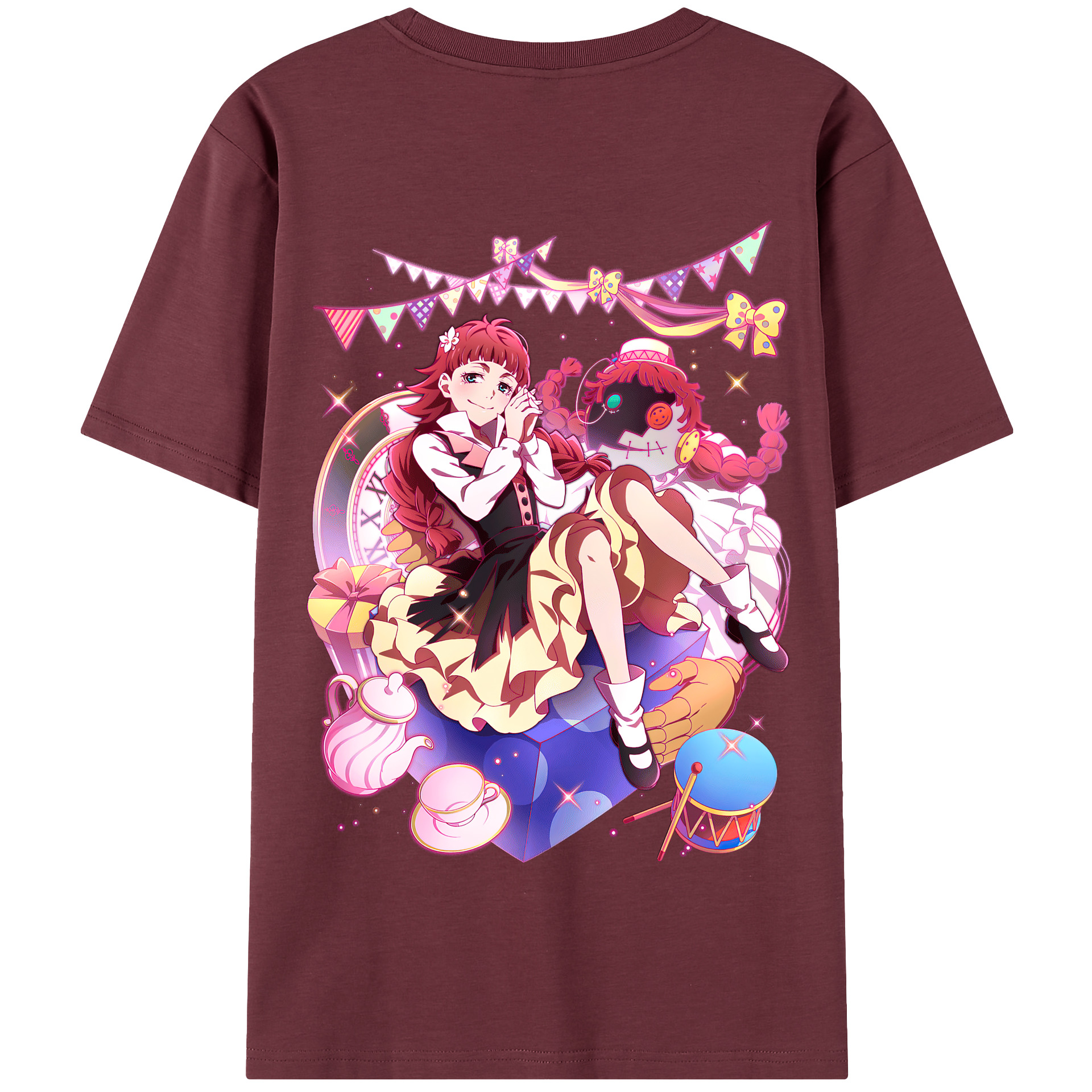 （画像用） 文豪ストレイドッグス Bungo Stray Dogs 綿100％半袖Tシャツ（背面プリント）